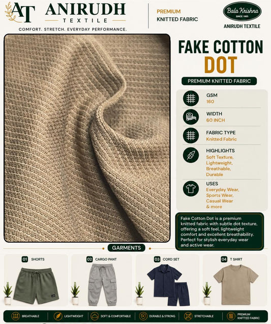 Fake cotton dot