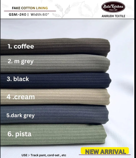 FAKE COTTON LINING