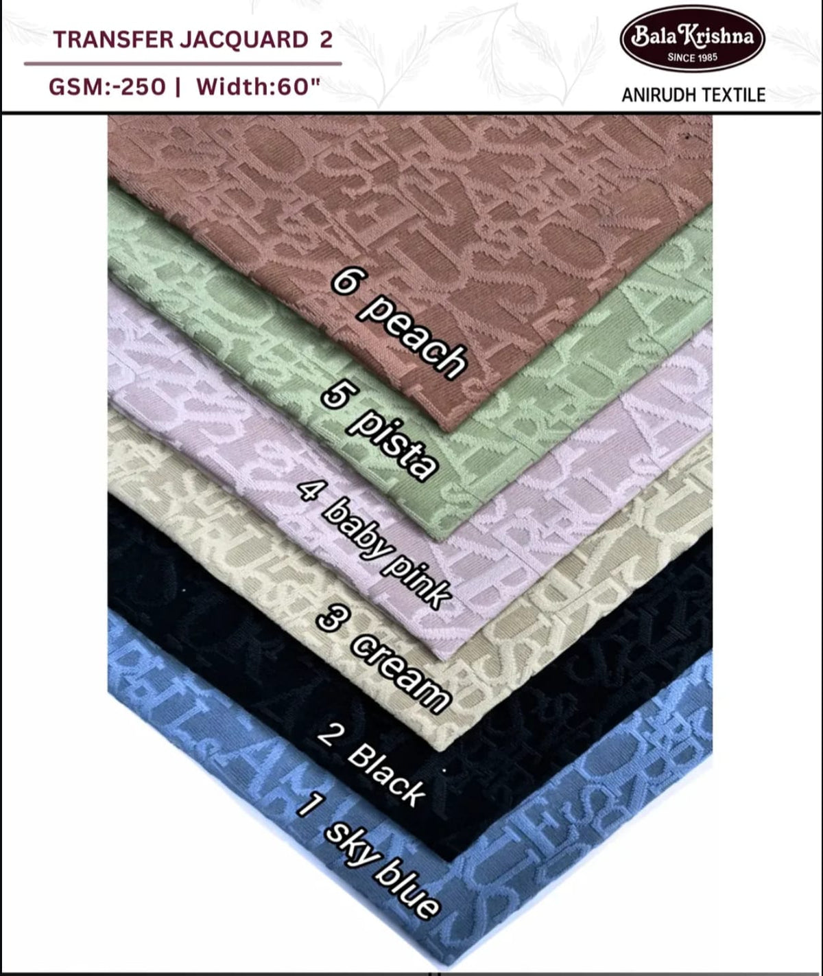 TRANSFER  JACQUARD 2