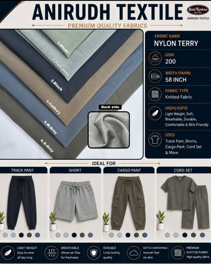 Nylon terry