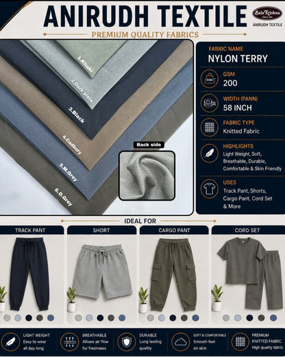 Nylon terry