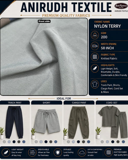 Nylon terry