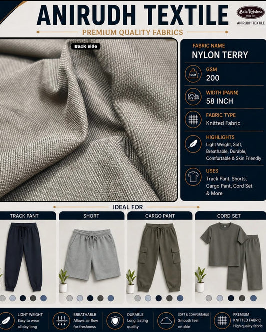 Nylon terry