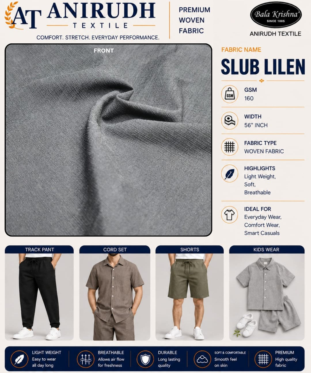 Slub lilen