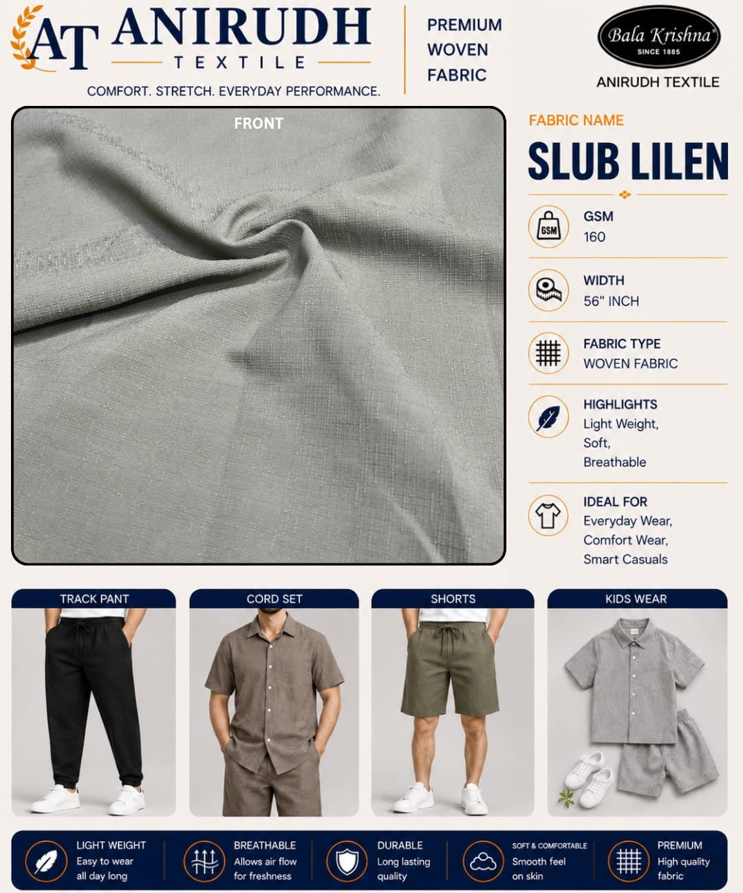 Slub lilen