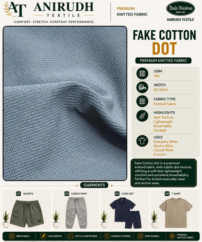 Fake cotton dot