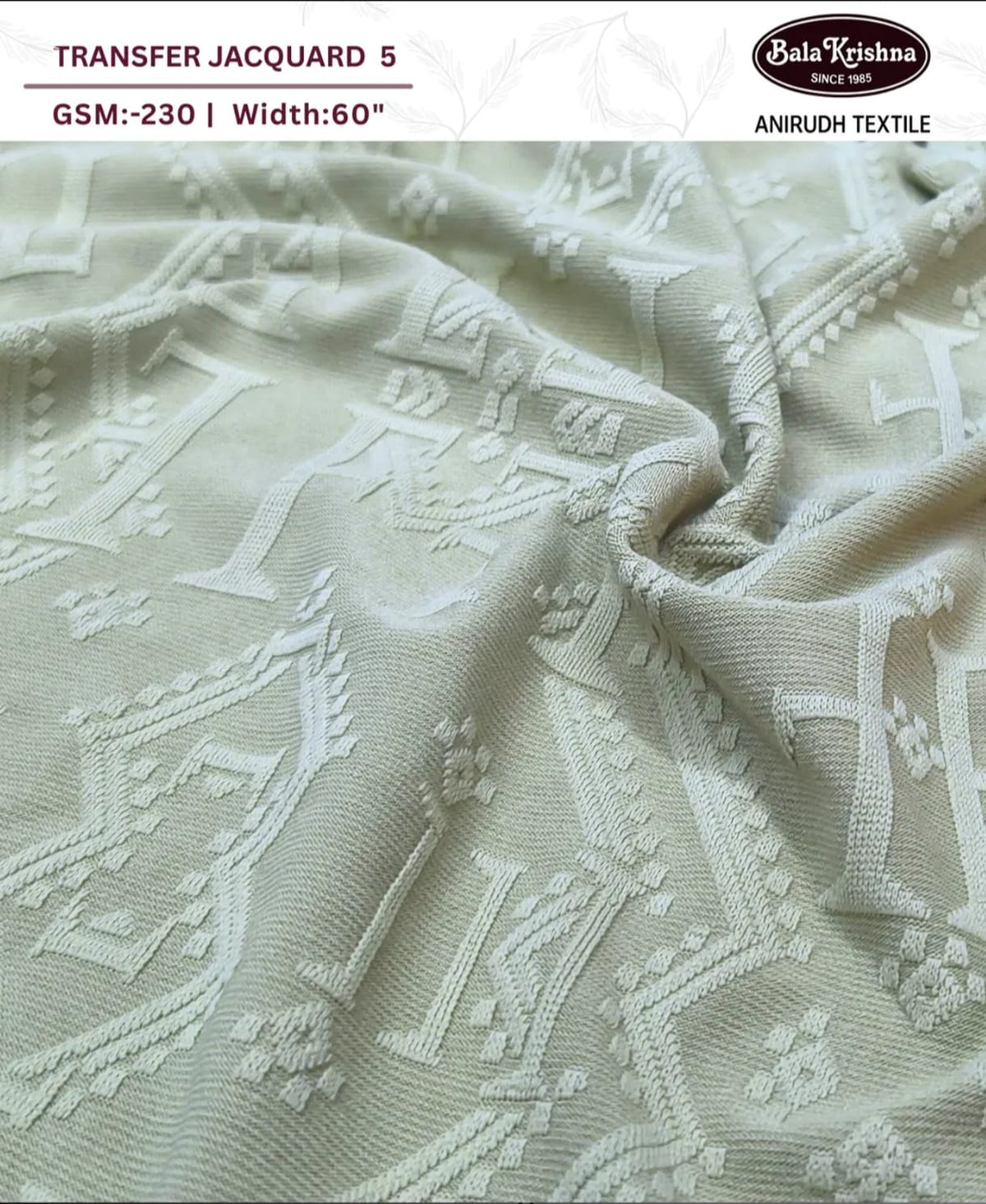 TRANSFER  JACQUARD - 5