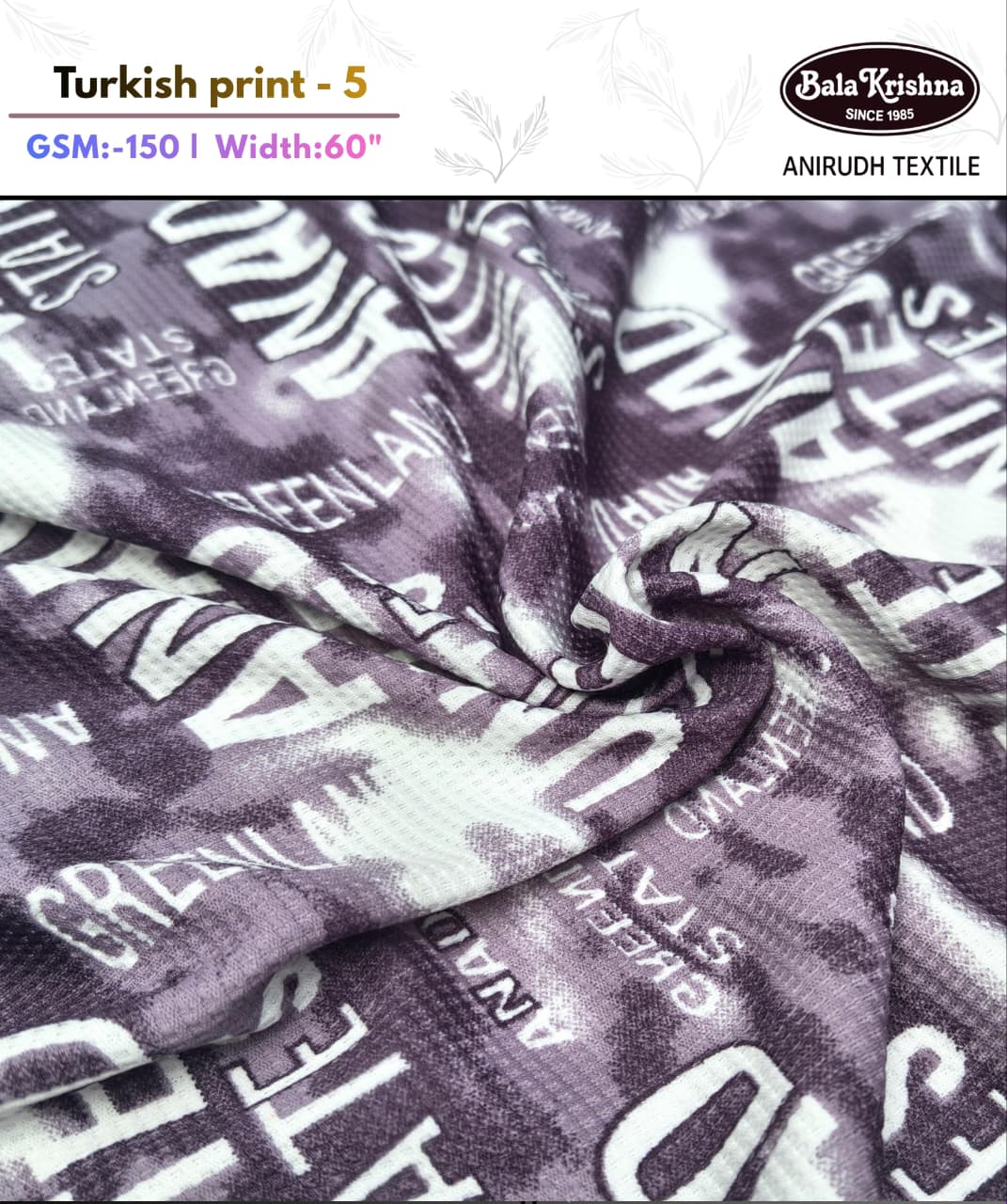 TURKISH PRINT - 5